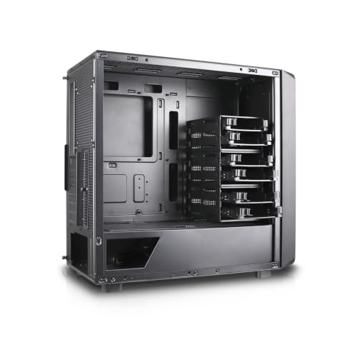 Rosewill Helium NAS Duo | ATX Mid Tower Computer Case | Mesh Panel | 4 x 140mm PWM Fan | Support 8 x 3.5 HDD | ATX, Micro ATX, Mini-ITX Motherboard Compatible | 360mm AIO Supported | USB 3.2 Type-C | by Rosewill - Used condition - Image 8