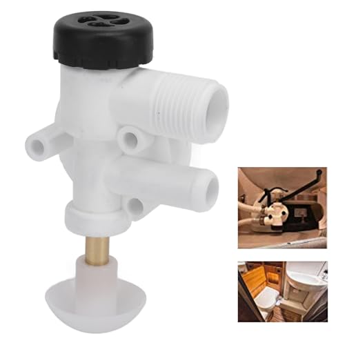 Image of 385314349 RV Water Valve Kit Leak Plastic Toilet Valve Replacement for 210 510 706 709 748 RV Toilet Water Valve