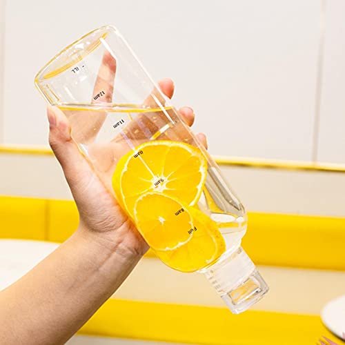 Eventualx Bottiglia d'acqua graduata in vetro |