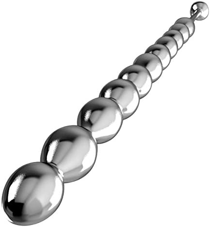 Stainless Steel Urinary Plug Beaded Stimulate urethral Dilator Masturbation Rod Male Beaded urethral Sounds Medical Themed Penis Plug, 6.1 inch