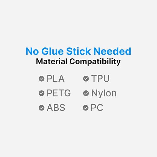 Miniatura 6 de Fula-Flex texturizado PEI PRO - 40% mejor adherencia que PEI - Artillery Sidewinder X1  X2, Creality CR-10  S Flex Plate Hoja de construcción