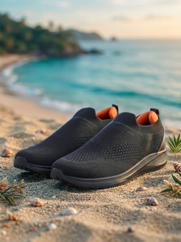 Image of OFF LIMITS Derek Plus Size Men's Slip-On Shoes | Wide Fit Walking Design, Reinforced Cushioning for Comfort All Day
