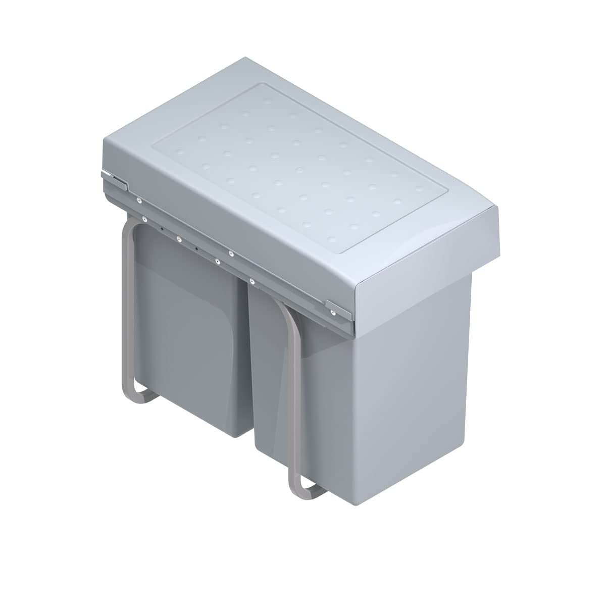 Menage Confort Pattumiera rimovibile di larghezza 255 mm con 2 secchi da 14 litri
