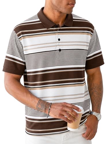 Image of Noble Monk Men's Regular Fit Polo Neck T-Shirt | Half Sleeve