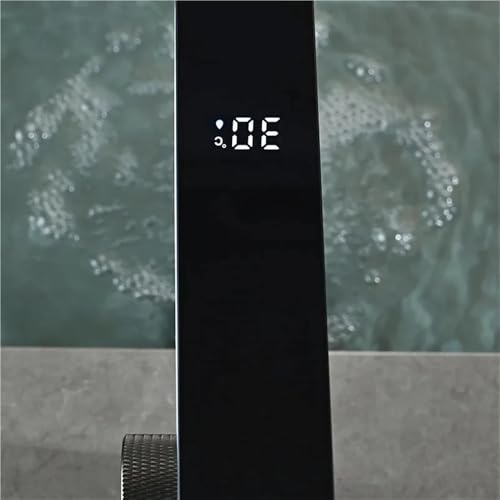 Grifo de lavabo inteligente que evita quemaduras gracias a su pantalla LED 4