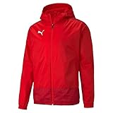 PUMA Jungen teamGOAL 23 Training Rain Jack Regenjacke, Red-Chili Pepper, 140