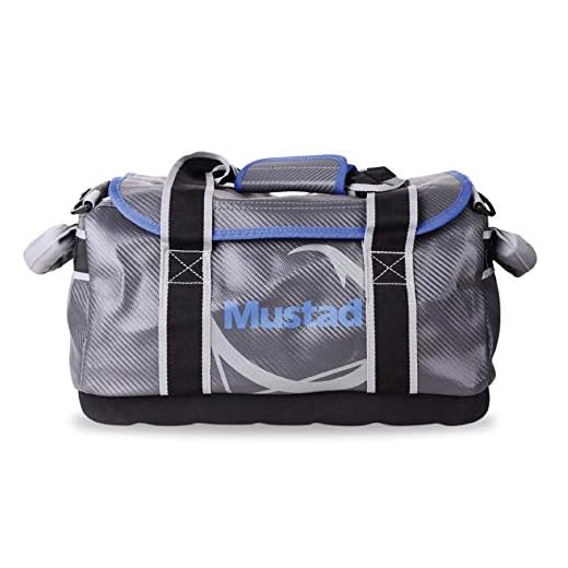 Mustad Boat Bag 18" Dark Grey/Blue 500D Tarpaulin -Size 18" - Pack of 3