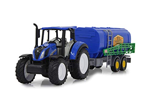 JAMARA 460529 - New Holland Traktor + Güllefaß Set 1:32 - offiziell lizenziert, Spielspaß für die kleinen Landwirte…