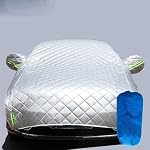 Couvertures de voile pour voiture, protection par pare-brise, couverture de voile Thicken SUV, Couverture de camion de protection de la voile, anti-neige Snow Couverture de voiture pour la plupart des voitures, berline et SUV (SUV)