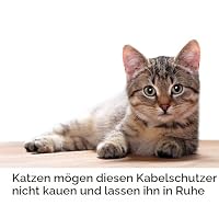 Alex Tech 3mm-3.1m selbstschließend Kabelschlauch gewebter Kabelmantel Kabelschutz zuschneidbar Schwarz Für TV Computer Heimkino Automobilkabel zu Hause und im Büro – Ansicht 4