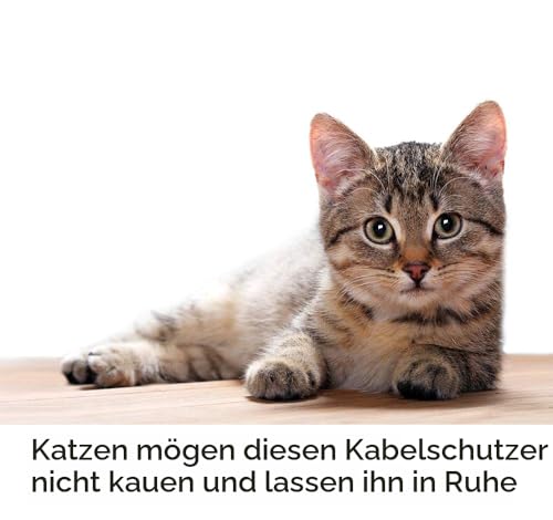 Alex Tech 13mm-3.1m selbstschließend Kabelschlauch gewebter Kabelmantel Kabelschutz zuschneidbar Weiß Für TV Computer Heimkino Automobilkabel zu Hause und im Büro