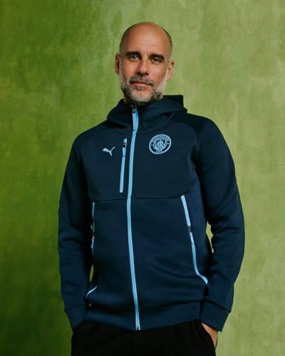 Manchester City Men's PUMATECH Hoodie - Navy3