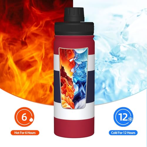 Botella de agua de Tailandia en acero inoxidable: aislamiento de 18 oz para ciclismo y gimnasio 7