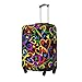 JBYJBX Gay Pride Rainbow Print Suitcase Cover Luggage Protector Washable Elastic Fashionable Travel Gear Cover