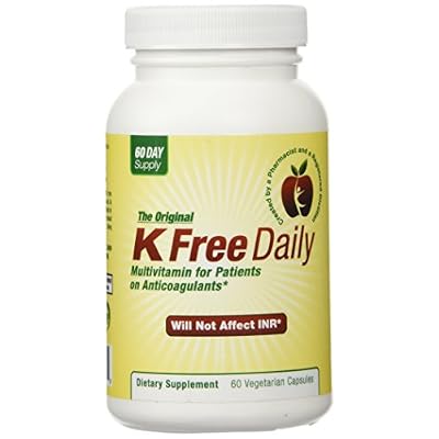 Multivitamin - No Vitamin K - Safe for People on Blood Thinners - 60 Capsules (2 Months Supply)