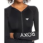 Roxy Women's Long Sleeve Zipped Rashguard – UPF 50+, Stretch Fit, Swim, Surfsuit, Quick-Dry Swim Shirt, Anthracite, Medium - Image 4