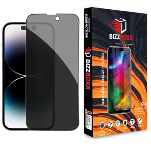 Image of Premium Privacy Screen Protector | Compatible With Apple iPhone 15 Plus | Apple iPhone 15 Pro Max | Full Screen Coverage-Edge to Edge | 9H Hardness | With Easy Installation Kit (Pack of 1)