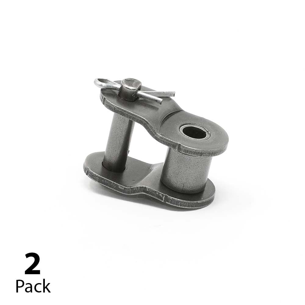 MAPLE ACE #80 Offset Half Link for Roller Chain Single Strand (Qty 2)