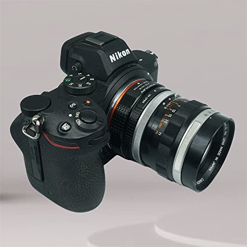 Image of PHOLSY Lens Mount Adapter with Aperture Lever Compatible with Canon FD FL Lens to Nikon Z Mount Camera Body Compatible with Nikon Z fc, Z30, Z9, Z8, Z6 II, Z7 II, Z6, Z7, Z5, Z50