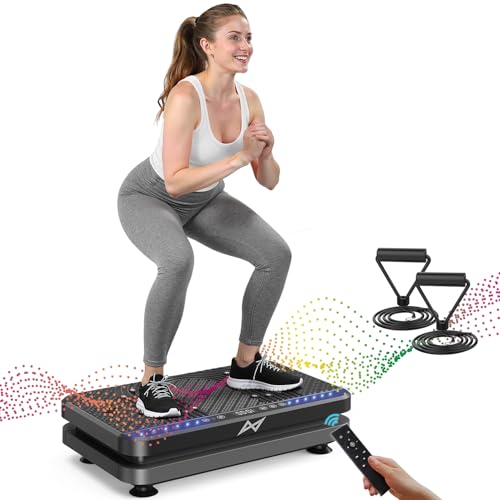 AXV Vibration Plate Fitness Platform Exercise Machine Vibrating Shaking Full Body Shaker Workout...