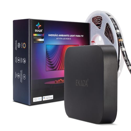 EKAZA Ambiente Light para TV KIT FITA LED RGB-IC 45''- 55'' polegadas IP65 - EKCL-T3601-2
