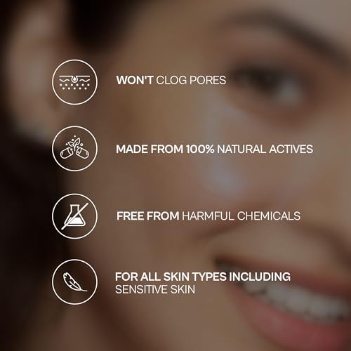 Image of Bellamy Niacinamide & Hyaluronic Acid Gel Moisturizer for Face | with Aloe Vera, Vitamin E & Pro Vitamin B5 | 48 Hours of Hydration & Oil Free | For Dry Skin, Oily Skin & Sensitive Skin | 50gm