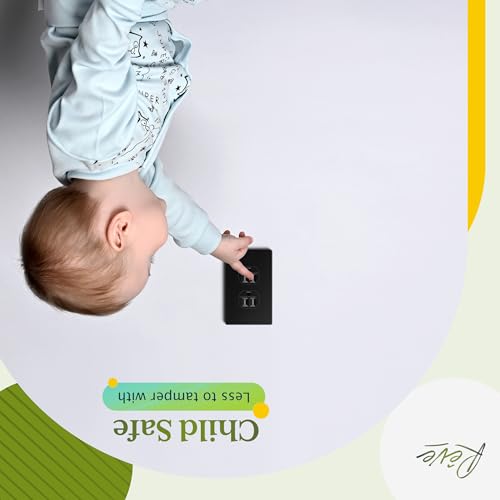 Placa de pared sin tornillos dúplex para decoración moderna de salones y oficinas 4
