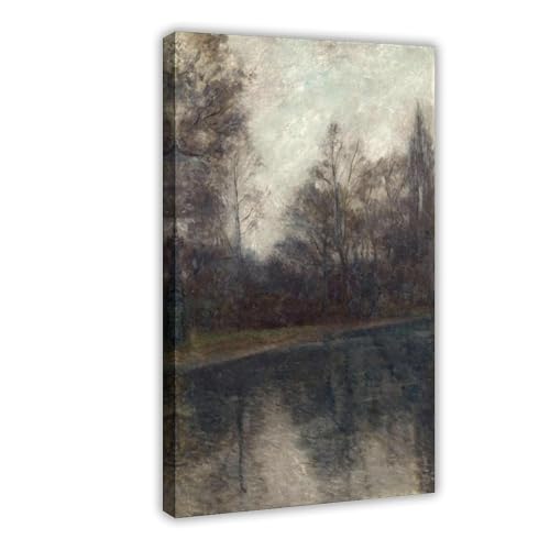 Impression sur toile Joan Brull pour embellir un mur vide de bureau sombre