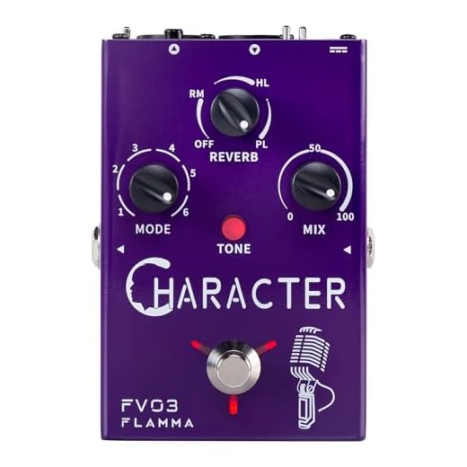 FLAMMA FV03 Pedal de efectos vocales procesador de voz amplificador vocal Stompbox Cambio de voz sonidos como robot macho hembra bebé con efectos de reverberación de retardo para pulir voces, incluye