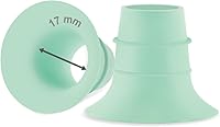 Vista 12 de Maymom Inserto de brida de 0.748 in (verde) compatible con Elvie Single/Double Electric, Elvie Stride 0.945 in Wearable Cup, compatible con Medela