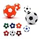 LATRAT Professionelle Tischfußballbälle 8 Stück, Bunt, 32mm, Mini-Fußballbälle, Ersatzteil für Tischfußballspiel, Zubehör für Kinder, Kid, Little Big Kid