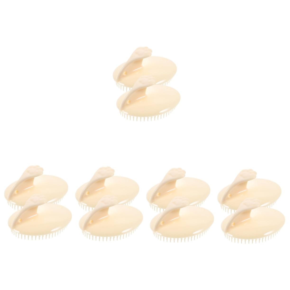 PACKOVE 10stücke Kopfhaut Massagebürste Shampoo Bürste Für Trockene Und Juckende Kopfhaut Für Haarwachstum Und Entspannung Tragbar Für Zuhause Und