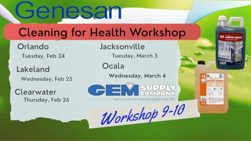 You Can Have Odor-Free, Safe, and Sustainable Facilities * Genesan Workshops