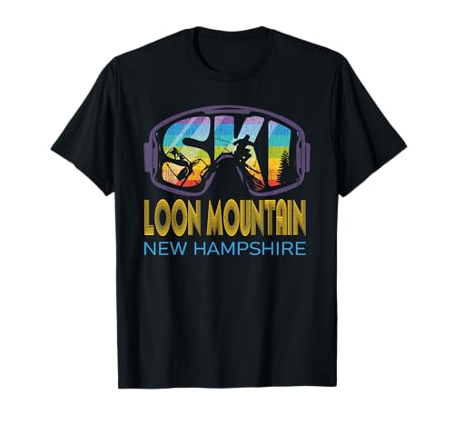 Ski Loon Mountain New Hampshire Skiing Holiday T-Shirt