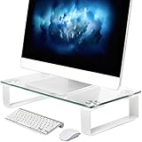 Computer Monitor Riser Multi Media Desktop Stand (16.2 X 8.3 X 3.2 inch)