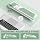 RECCAZR Wireless Keyboard Silent for Office and Home(Avocado Green) - 4