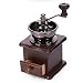 Vintage Manual Coffee Grinder ceramica conico Burr mano portatile manovella Macchina per il caffè,Macinacaffè Manuale Antico macinacaffècon impostazioni di macinatura e cassetto di Presa,Macinacaffè