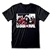 Produktbild La Casa De Papel Money Heist Group Photo Freund Fit T Shirt, Damen, S-5XL, Schwarz, Offizielle Handelsware
