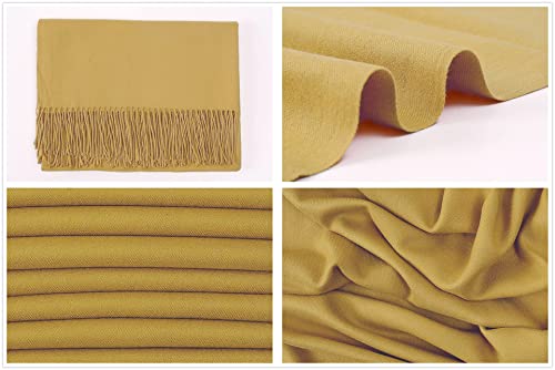 Image of RIIQIICHY Women's Fringe Shawl Wrap Pashmina Scarf for Wedding Evening