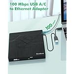 Super External CD DVD Drive, USB 3.0 DVD Burner with Ethernet Adapter, 3 USB and 2 TF/SD Card Ports, CD DVD Player Reader Writer Optical Disk Drive for Laptop PC Mac Windows Linux with Carrying Case - Image 5