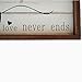 Parisloft Family Where Life Begins & Love Never Ends White Background Wood Framed Wood Wall Decor Sign Plaque 23.6 x 1.2 x 6 inches (Family Where Life Begins)