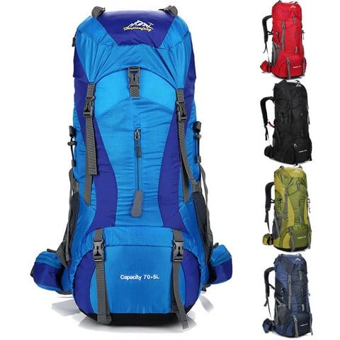 75L Large Camping Backpack,Lightweight Hiking Trekking For Men Women Outdoor Large Capacity Mountaineering Waterproof (green, 75L) by Generic - Image 2