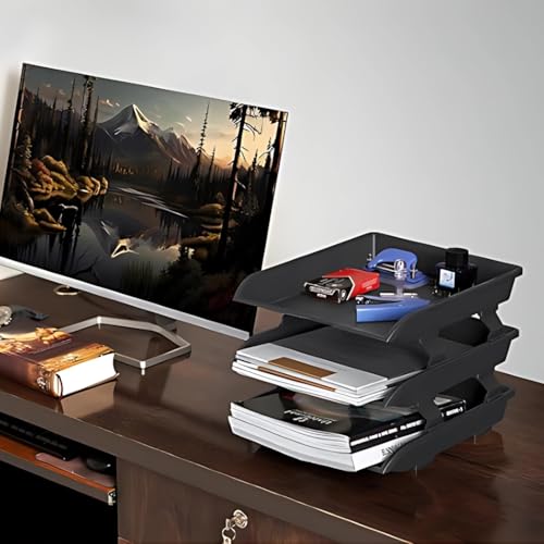 Image of Joystick Multi-Functional Desk Organizer for Office & Study Table | Desktop Storage Organizer for Files, Documents, Stationery, Pens, Notebooks & Office | Modern Workspace (Pack of 1)