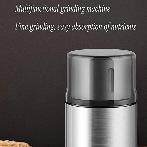 ywewsq Molinillo de café eléctrico con tazón de Acero Inoxidable extraíble, Molinillo para Granos, Granos de café… - Imagen 5