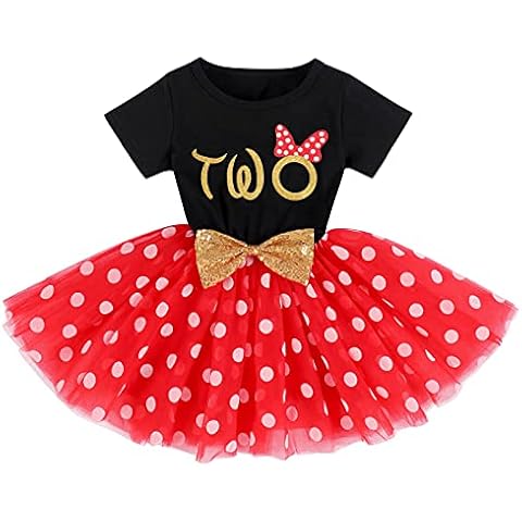 IBTOM CASTLE Birthday Girl Princess Costeme Party Tutu Tulle Baptism Christening Dress For Kids Chriatmas Pageant Formal Prom Wedding Holiday Casual Sundress Playsuit Homewear Playwear Black-Two 2T Cover