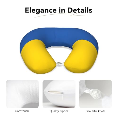 Almohada de espuma viscoelástica cuello en U cómoda lavable miniatura 3