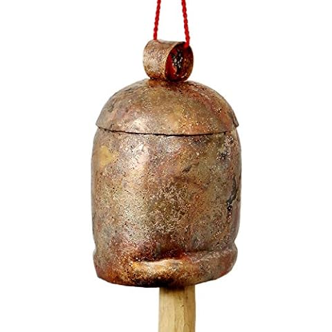 Daddy Shoppe Handmade Antique Style Large Decorative Metal Door Bell for Outdoors Indoor & Garden Decor (18CM) Cover