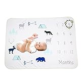 El mejor regalo: la manta de Aolvo es el regalo más considerado para una nueva mamá esperada para que ella capture recuerdos auténticos de una vez en la vida. También es una necesidad para las nuevas madres mostrar el crecimiento mensual de su bebé de una manera divertida.