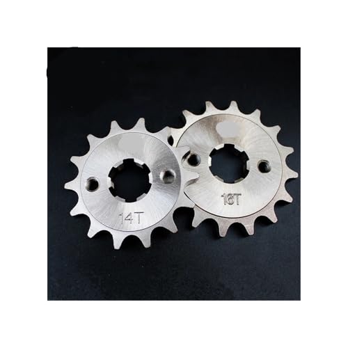 Pignon de sortie de boîte 16T en nickel anti-usure pour moto 150cc