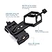 F.Dorla Universal Cellphone Telescope Adapter Mount, Compatible with Binocular Monocular Spotting Scope Microscope for iPhone Samsung Cellphone Support Eyepiece Diameter 25 to 48mm